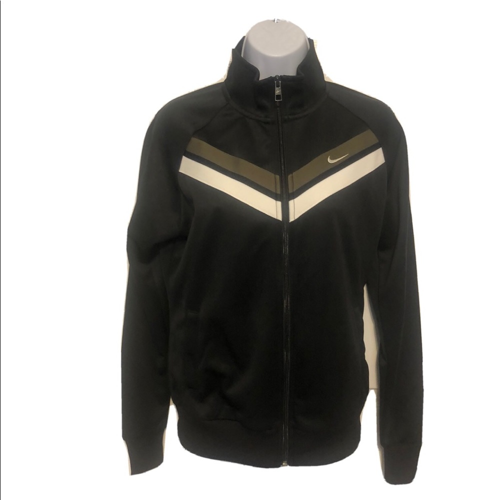 Nike Black/White Jacket Medium - image 1